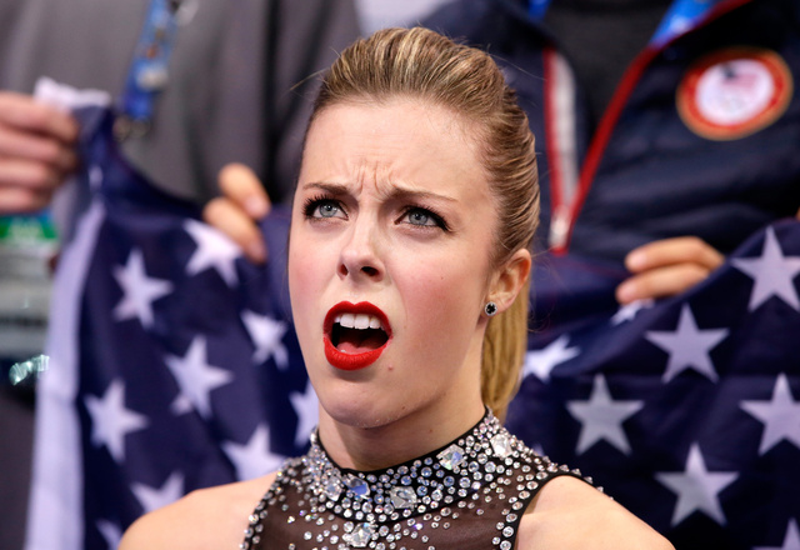 Illustration for article titled Ashley Wagner's "Bullshit" Moment Is The First Meme Of The Sochi Games